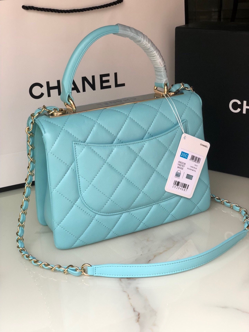 Ch**el top handle bags